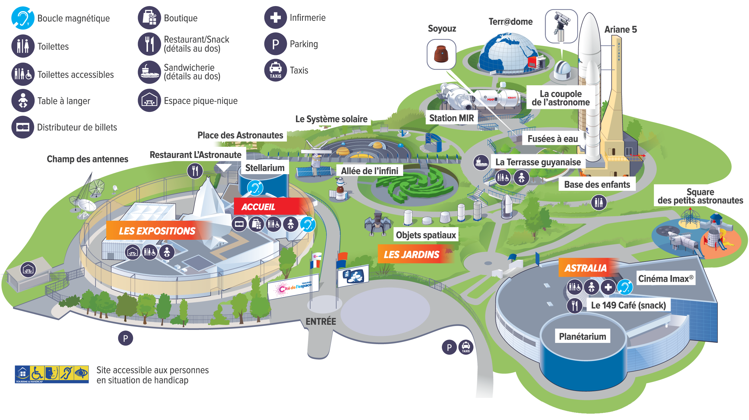 Cite de l'Espace map